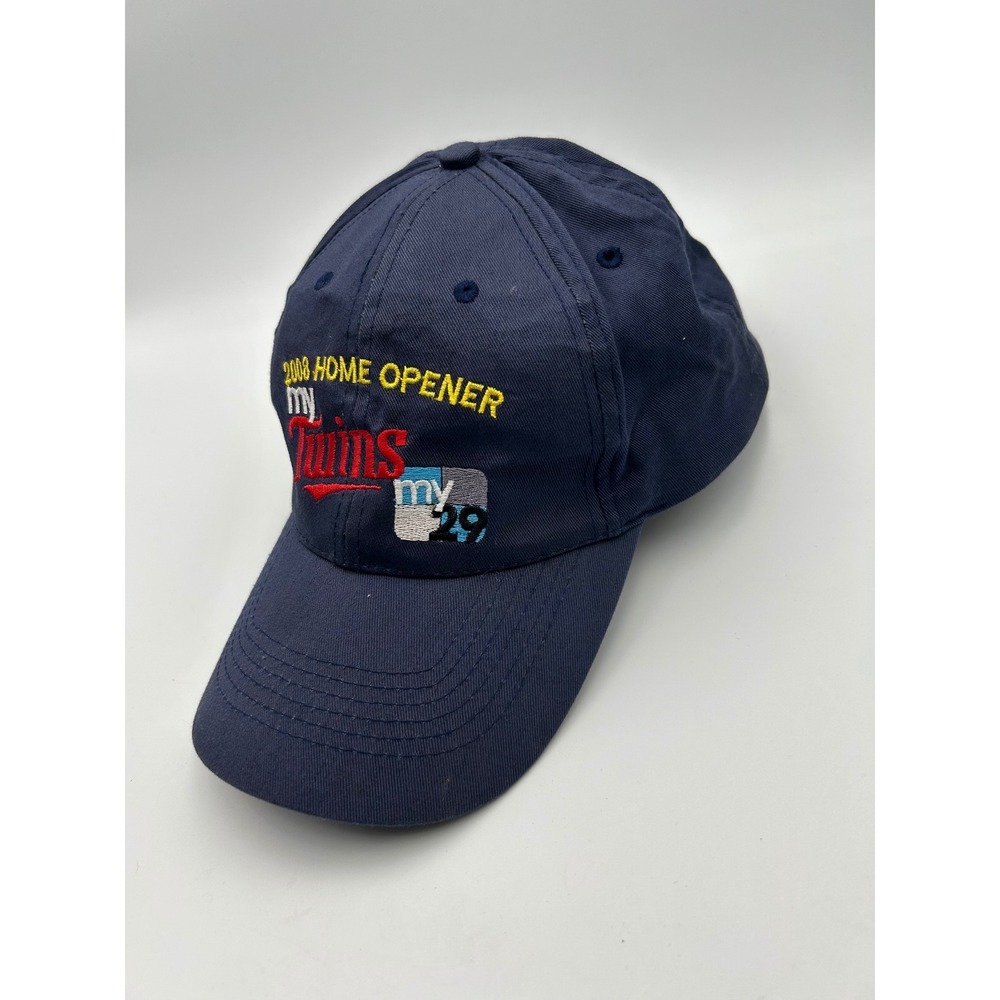 Minnesota Twins 2008 Home Opener Baseball‎ Cap Navy Blue Adjustable Hat Impact